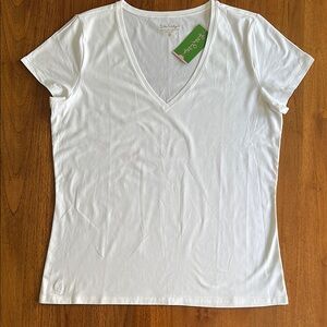 Lilly Pulitzer Michele Top. Resort White. Size XL.